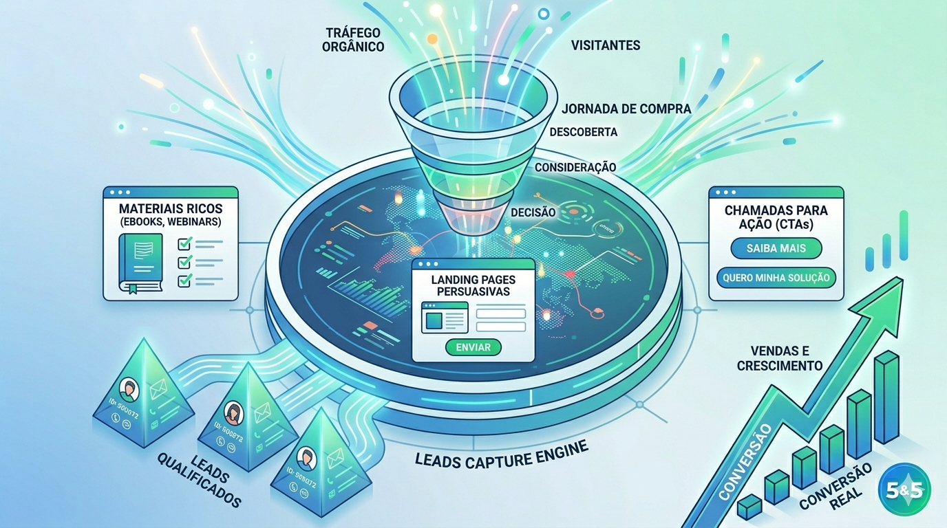 Funis de Captação de Leads: Transformando Visitantes Anônimos em Clientes Fieis